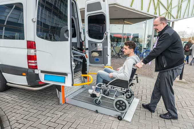 Accessible vehicle on a Hull street